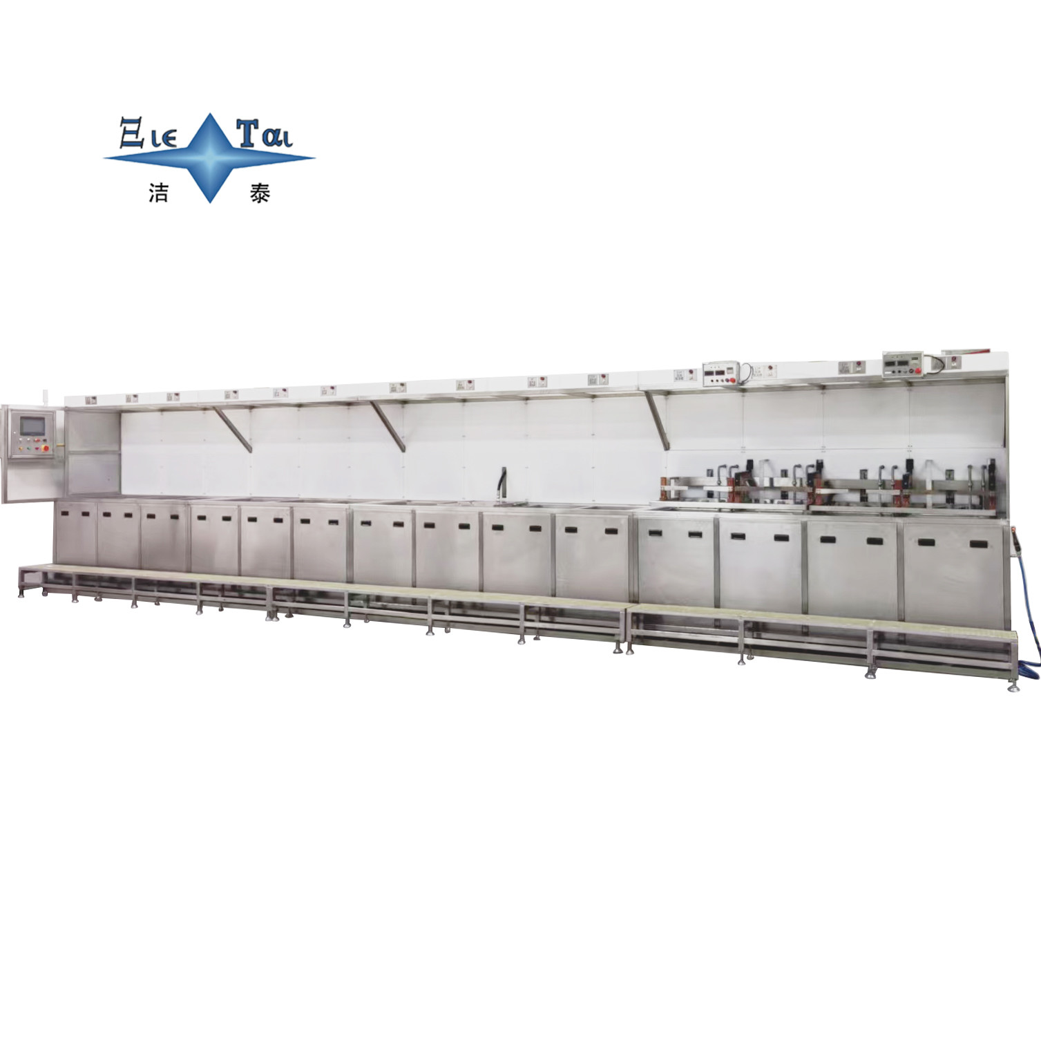 Quality High Efficiency Semiconductor Cleaning Machine 250KW Customized Ultrasonic Cleaner wholesale