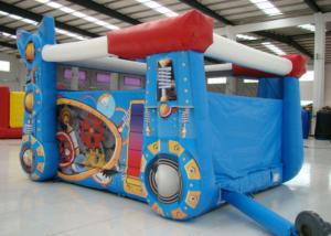 Quality Robot Design Bounce House With Slide , Commercial Castle Bounce House 5.7 * 4.7 * 3.7 wholesale