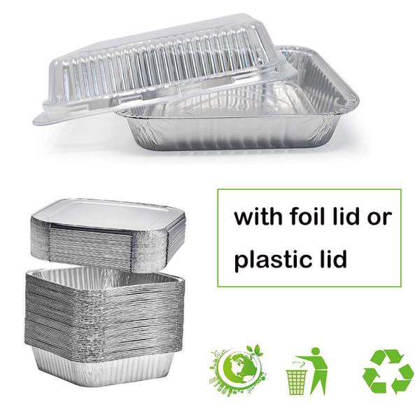 Disposable Pan Alu Foil Containers 800ml Disposable Baking Sheets