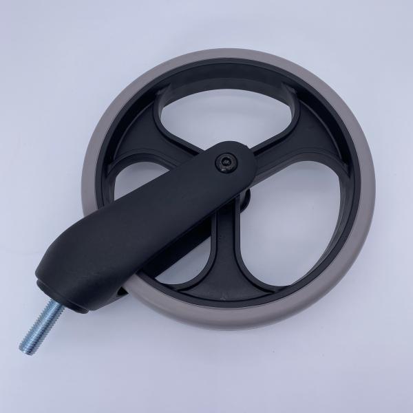 Swivel Thread Thermoplastic Wheelchair Front Casters Replacement