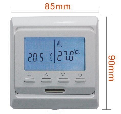 Quality 16A Digital Programmable Thermostat For Electric Heat / Underfloor Heating Digital Thermostat wholesale