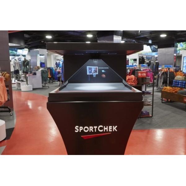 High Definition 3D Pyramid Holographic Display 65", Showcase Products in Hologram