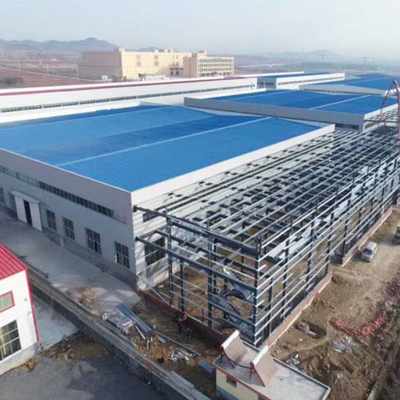 Q355B Raw Steel Frame Structure Workshop Customized Prefabricated Factory Building