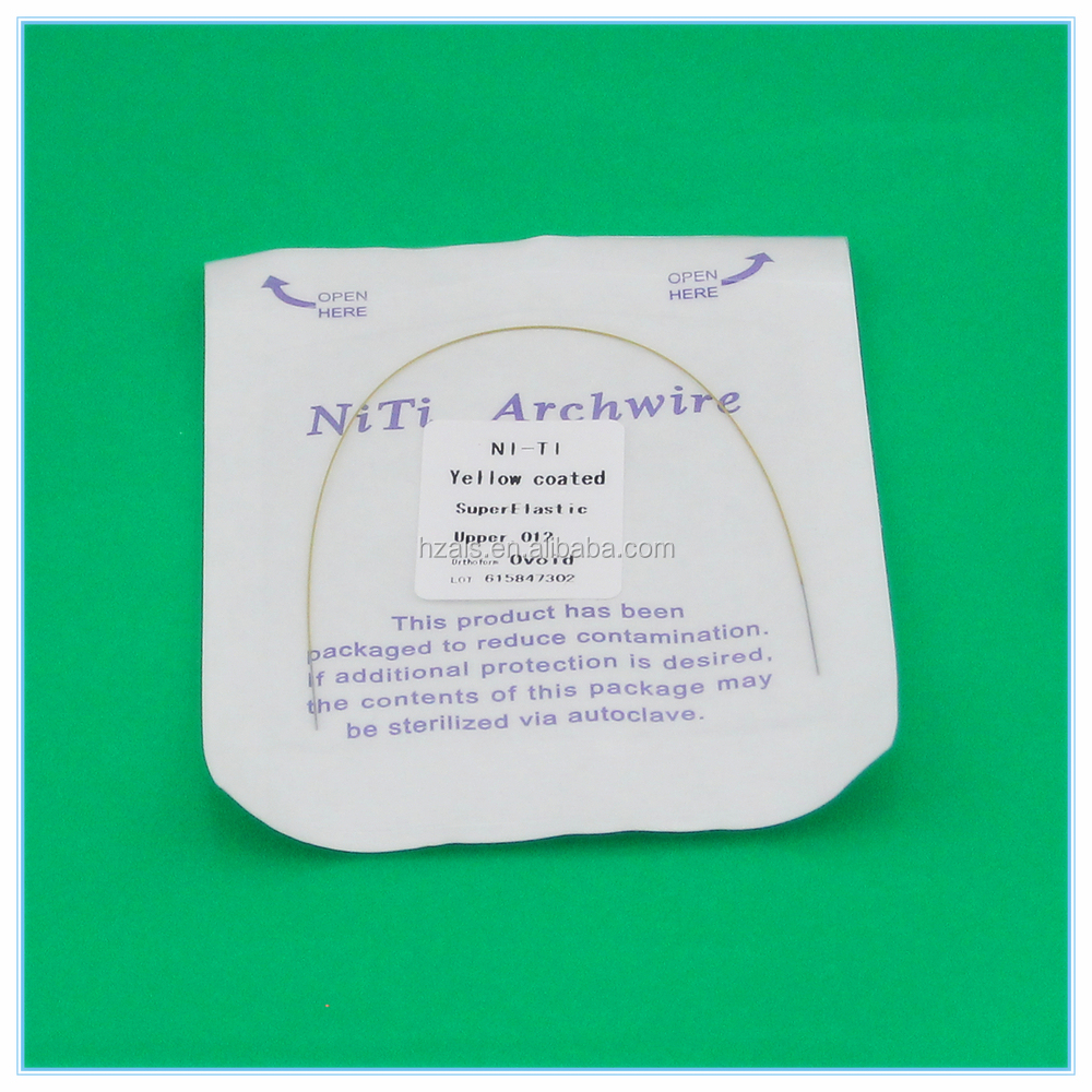 Dental Areal Orthodontic Arch Wires Round Rectangular Stainless Steel Wires for Perfect Alignment