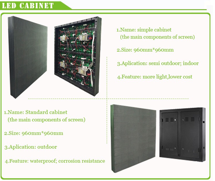 SMD3535 P5 P6 Outdoor LED Display 6mm Pixel Video Wall