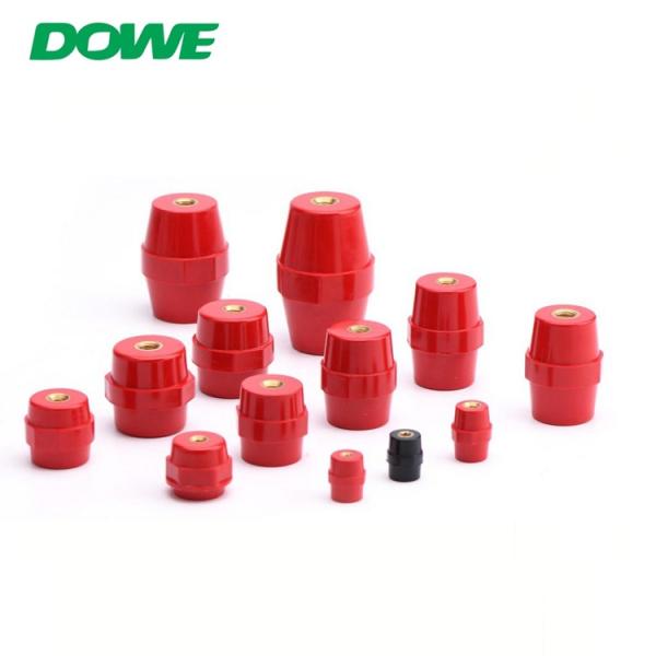 Red Low Voltage SM Busbar Insulator Plastic Standoff Support Isolator for Electrical