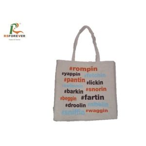 Quality Recyclable Foldable Cotton Canvas Bags White Tote For Shopping With Custom Logo wholesale