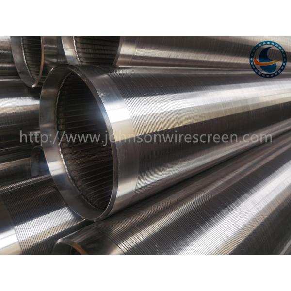 Low Carbon Galvanized Johnson Vee Wire Screen 8-5/8" 100 Bar Collapse Strength