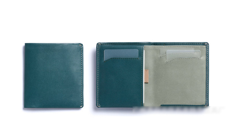 Gender-Neutral Custom Logo Front Pocket Wallet Rfid Blocking Thin Full Grain Leather