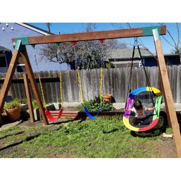 Customized Logo Pipe Swing Set Frame Fitting Hanger for Center Playground Hardware