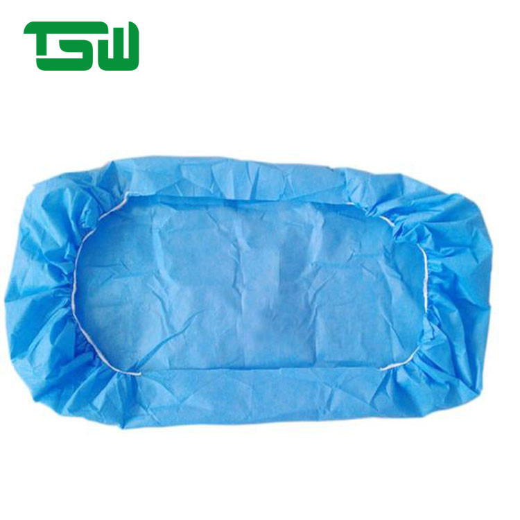 Quality EO Sterile 35gsm SMS Disposable Bed Sheet 210x110cm wholesale