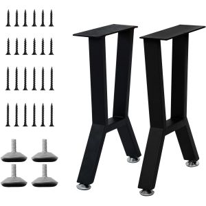 Quality 16in Mid Century Modern Metal Table Legs 1000LBS Load Weight wholesale