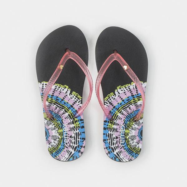 Reusable Tie Dye Flip Flop , PE Sole Ladies Flip Flops Size 8