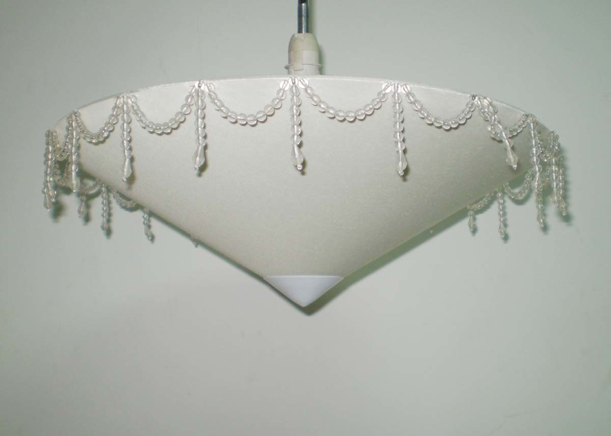 Round Fabric Uplighter Shades Ceiling Lamp Shade Uplighter 40w