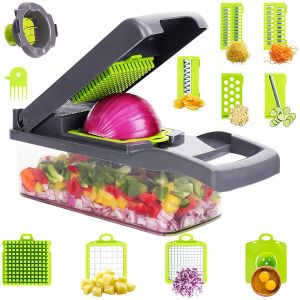 Multifunctional Kitchen Vegetable Cutter Slicer Chopper With Hand Guard