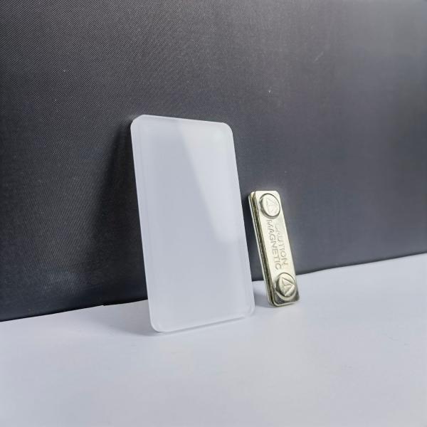 Customizable Acrylic Sublimation Badge Name Tag Heat Transfer Ready