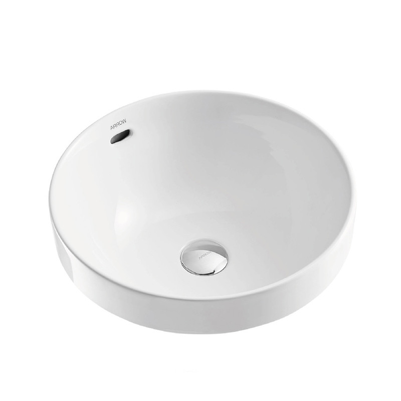 Quality ARROW AP4305 Counter Top Basin 410x190mm Round Without Overflow wholesale