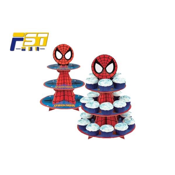 Biodegradable Cardboard Cake Display Screen Printing Customized Specification