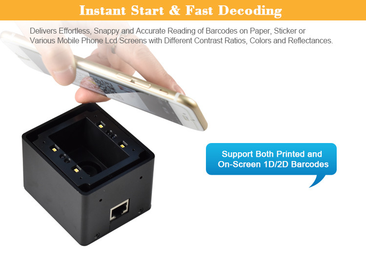 PDF417 Laser Scanner Module RD4500I 2d Scan Engine Fixed Mount Payment Terminal