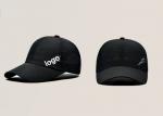Waterproof Sports Team Hats Logo Embroidery Adjustable Size With Wide Brim