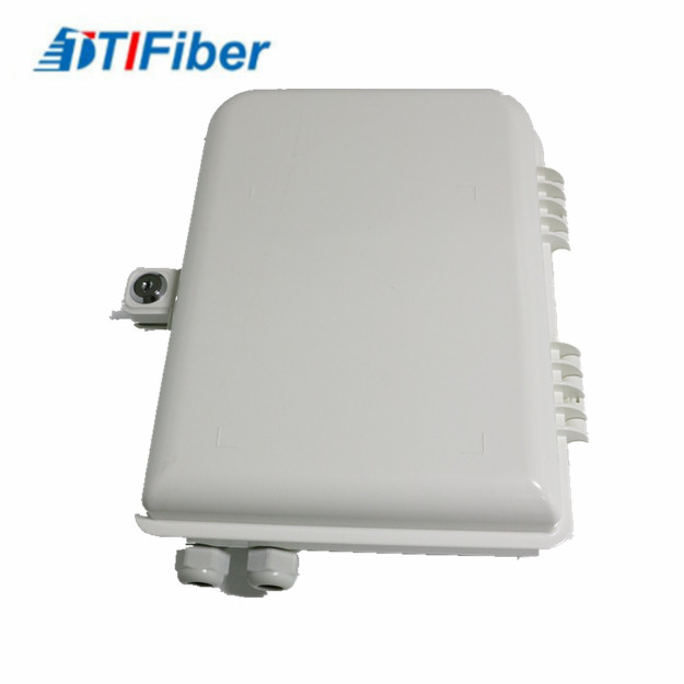 16 Ports FTTH Optical Fiber Distribution Box LC/SC Connectors Light Weight Wall Mounted