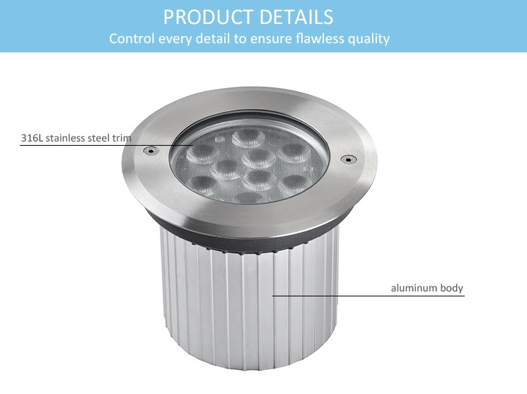 CREE 3535 RGB DC24V LED Inground Light