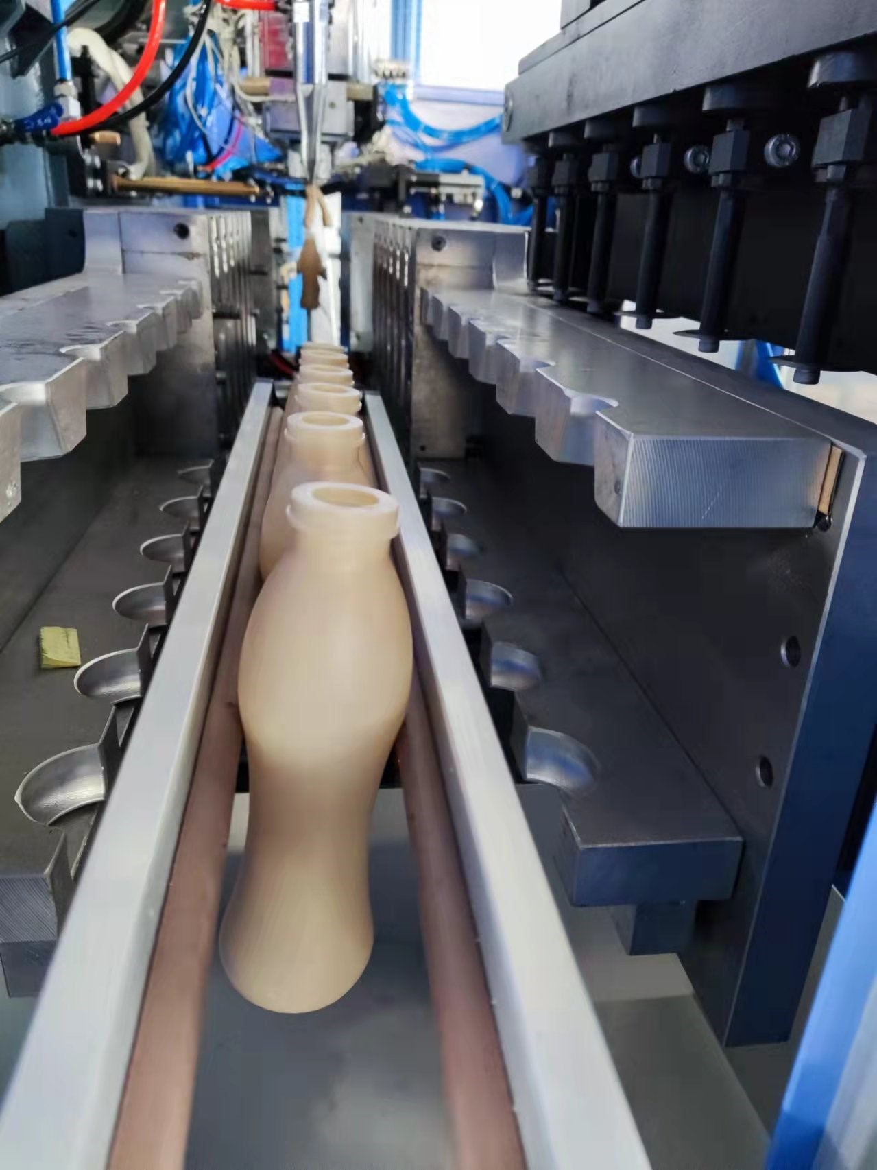 HDPE Fully Automatic Plastic Bottle Making Machine single station Customized