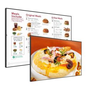 China TFT 43 Inch Indoor Digital Signage Displays Restaurant Menu Board on sale