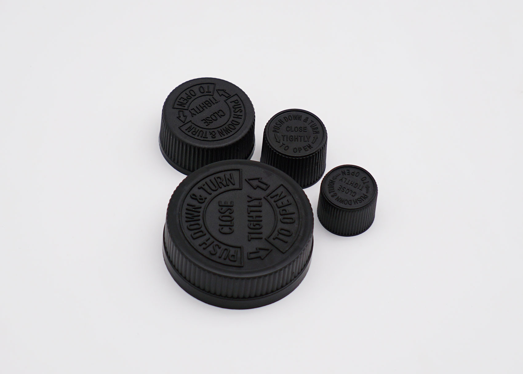 Plastic Screw Child Proof Cap For Bottles 24mm Cosmetic Non Spill