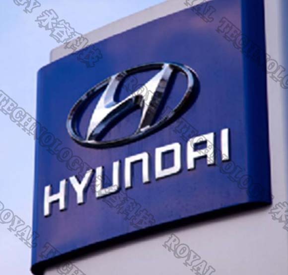 Automotive Logo Board Vacuum Metalizing Services , UV Base and Top Coating High Performance