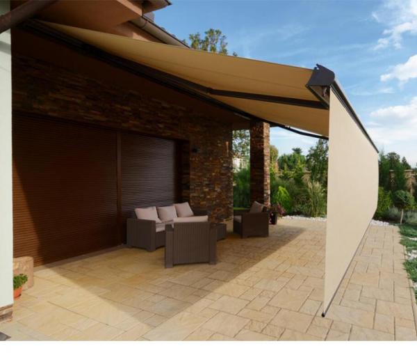 Full Cassette Retractable Awning Outdoor Durable Electric Automatic Motorized