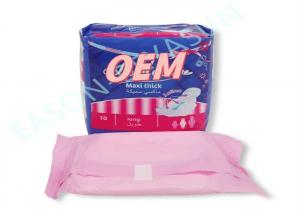 China High Absorbency Leakage Prevent Skin Friendly Disposable Sanitary Towels 290mm on sale