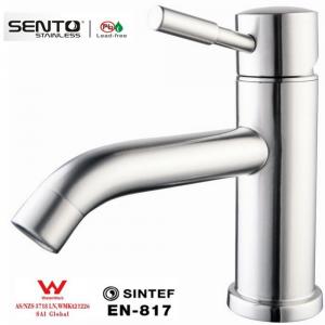 China SENTO deck mounted bathroom sink faucet with watermark on sale