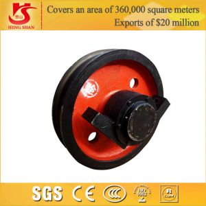 Single girder suspend overhead crane forged iron wheels