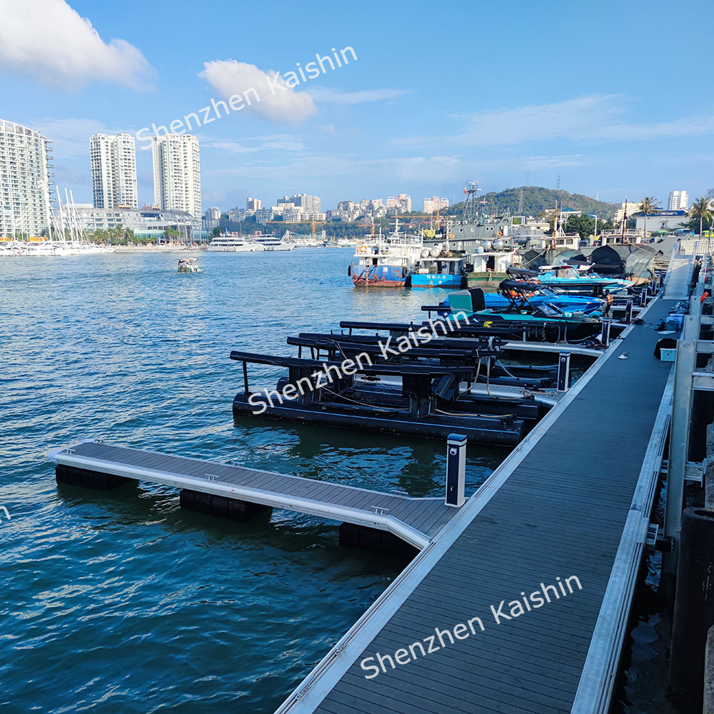 Easy Installation Aluminum Floating Dock For Marine Floating Pontoon Jetty