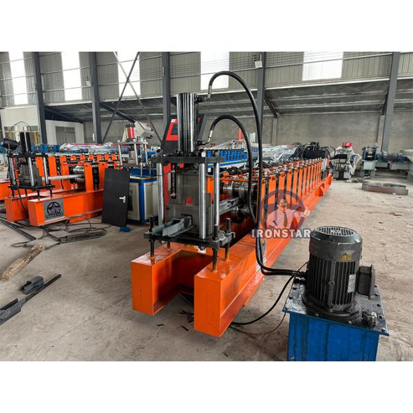 104 Omega bracket roll forming machine in Russia Raw material:Galvanized steel