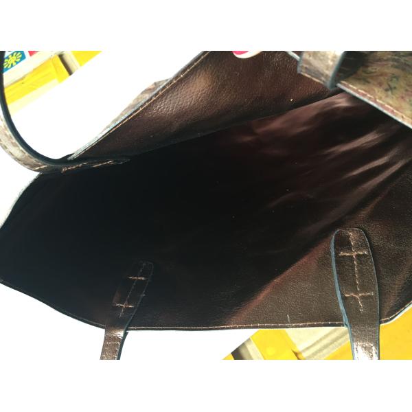 Wholesale & High Quality style Cork 34.5x31cm handbag with Eco PVC handle, customized color is available