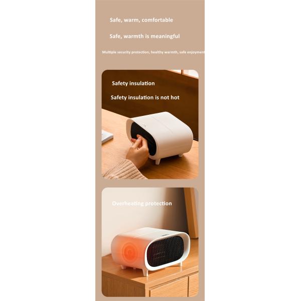 Factory Wholesale OEM Custom USB Mini Heater Simple Design Desktop Electric Heater Fan Winter Portable Heating Heaters