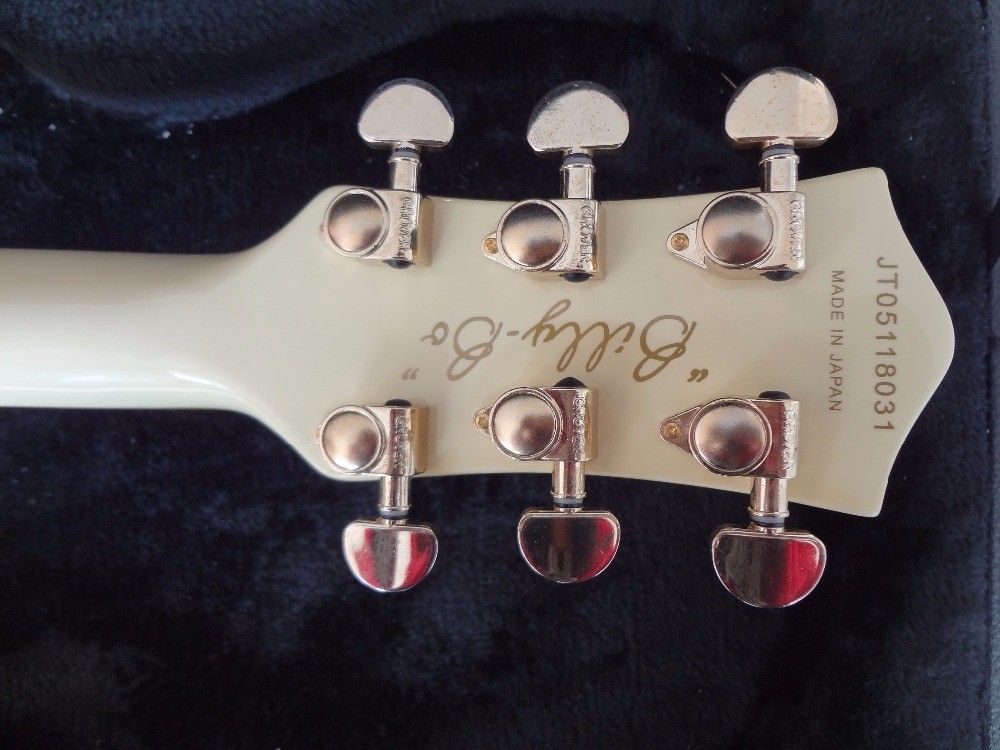 Grets custom guitar Cream color Golden hardwares Gretsch Billy bo signature 6 string electric guitar with Grover tuner