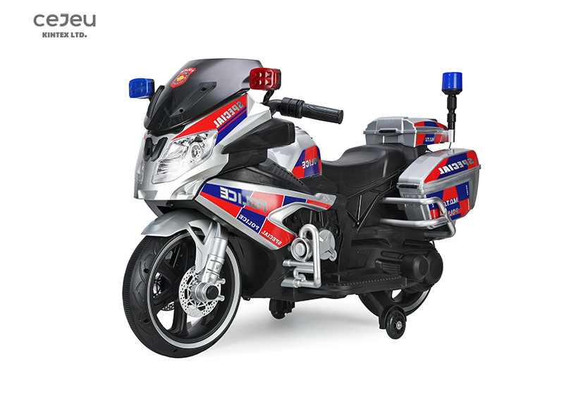 Kids 3 Wheel 12v Battery Powered Motorbike 30KG Load Early Education
