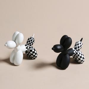 Quality Artistic Creative Balloon Dog Statue , Resin Home Decor Statues wholesale