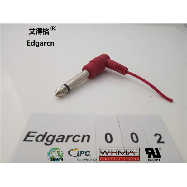 Right Angle Custom Wire Assemblies , Data 8p / 8c Cat5 Network Cable Rj45