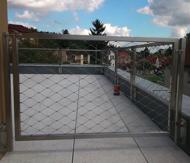 Stainless Steel Wire Rope Mesh x tend mesh AISI 316L zoo mesh