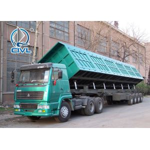 Quality Cargo Side Dump 80 Tons Semi Trailer Trucks wholesale