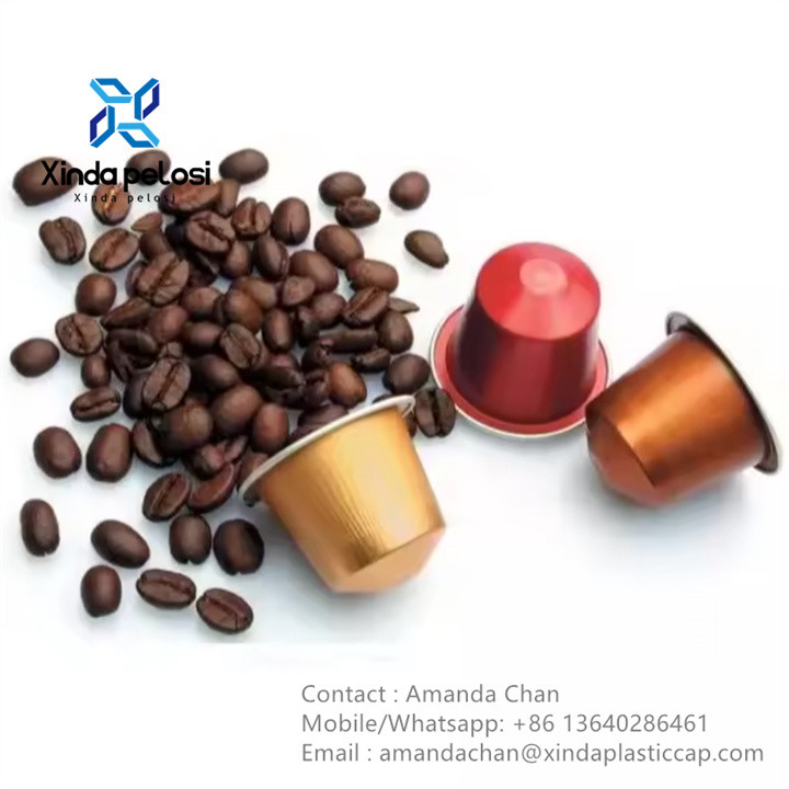 High Quality Aluminum Foil Coffee Capsule Cup Custom Coffee Powder Capsule