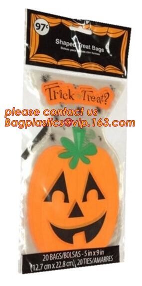 halloween treat bags,Decoration gift tote sack halloween treat candy bag,Pumpkin & Ghost & Bat & Frankenstein & Vampire