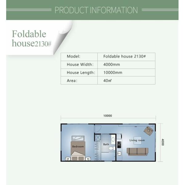 EU/AU Standard Light Steel Frame Mobile House Mobile Homes Granny Fat