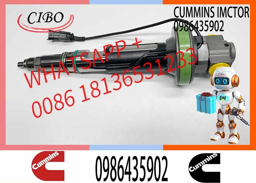 Quality goods auto parts Cumminns QSK19 QSK38 QSK50 QSK60 Engine diesel fuel injector 0986435902 2881088