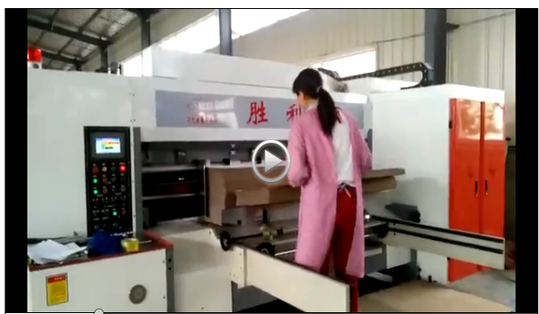 Flexo Multi Color Printing Slotting Die Cutting Machine CE Certificate