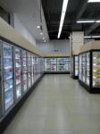 5Door Supermarket Freezer Display White Color Supermarket Frozen Showcase